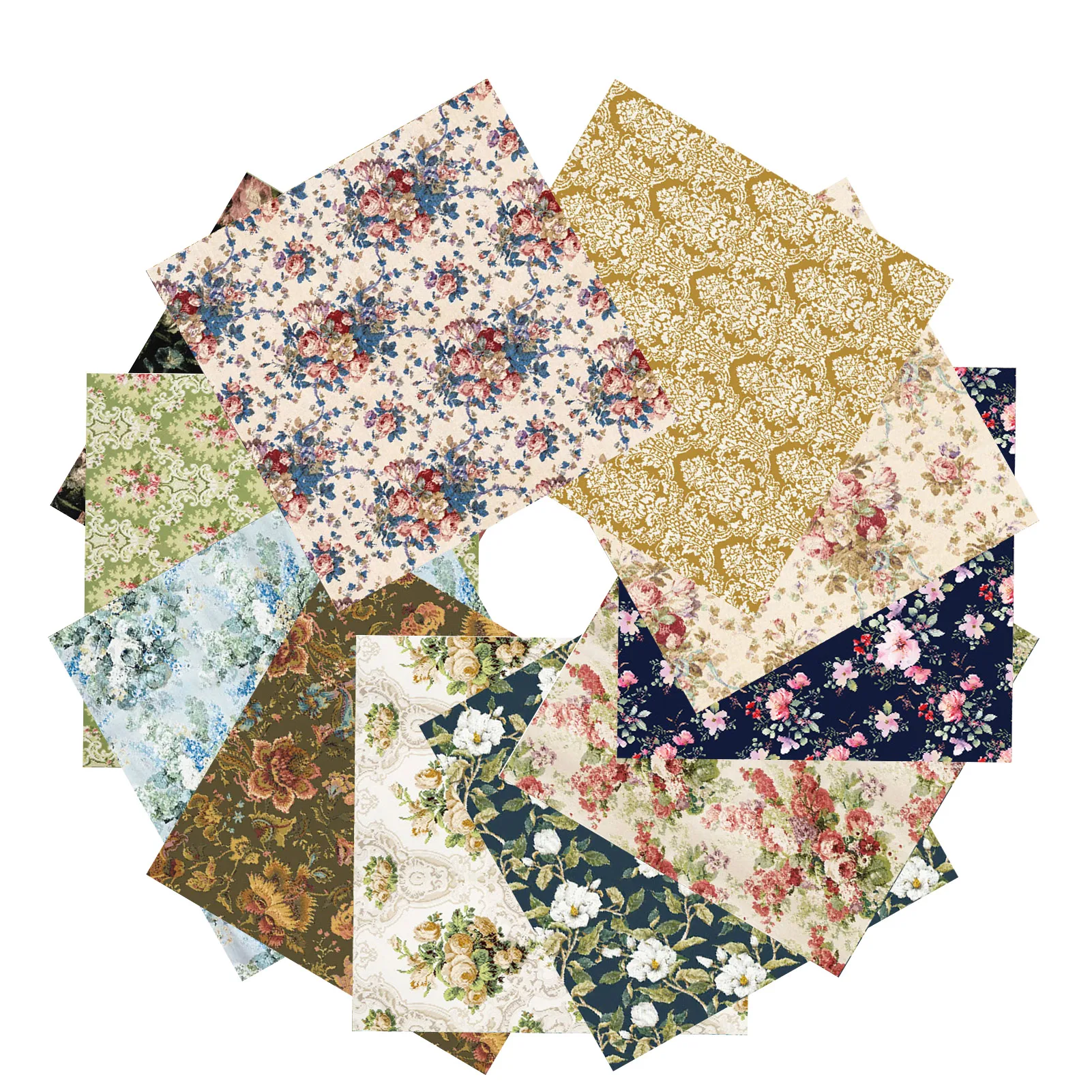 

12 Sheet Vintage Scrapbooking Paper Personalised Scrapbook Paper Pad For Travel Journal Aesthetic Decorative Stationery Paper