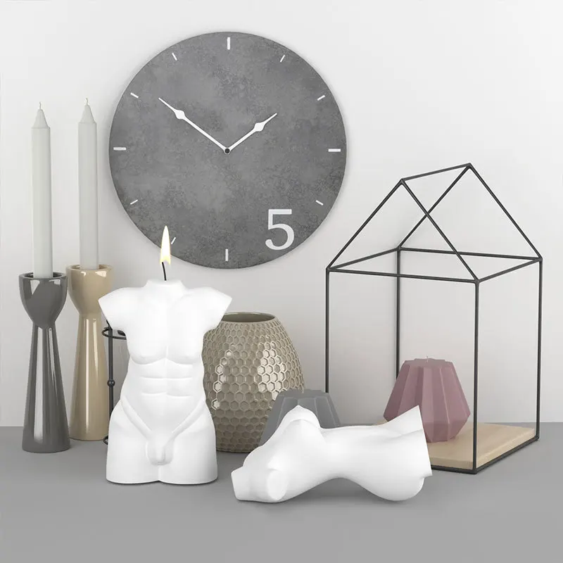 Силиконовая форма в виде обнаженной свечи сделай сам 3D для мыла женщин и мужчин Ce