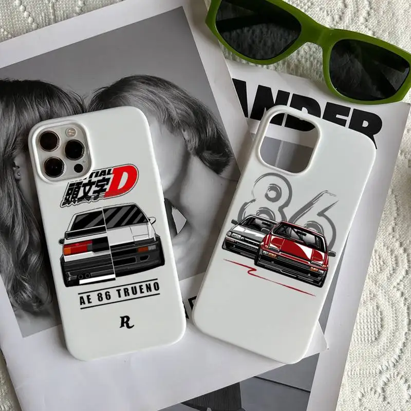 

Japanese Sport car AE86 Phone Case Candy Color for iPhone 6 7 8 11 12 13 s mini pro X XS XR MAX Plus