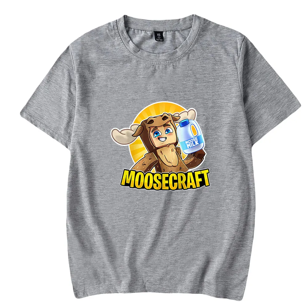 Футболка MooseCraft унисекс с круглым вырезом и коротким рукавом женская мужская