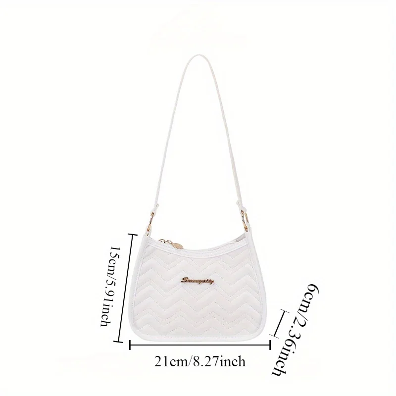 Простая и элегантная сумка через плечо модная универсальная для подмышек