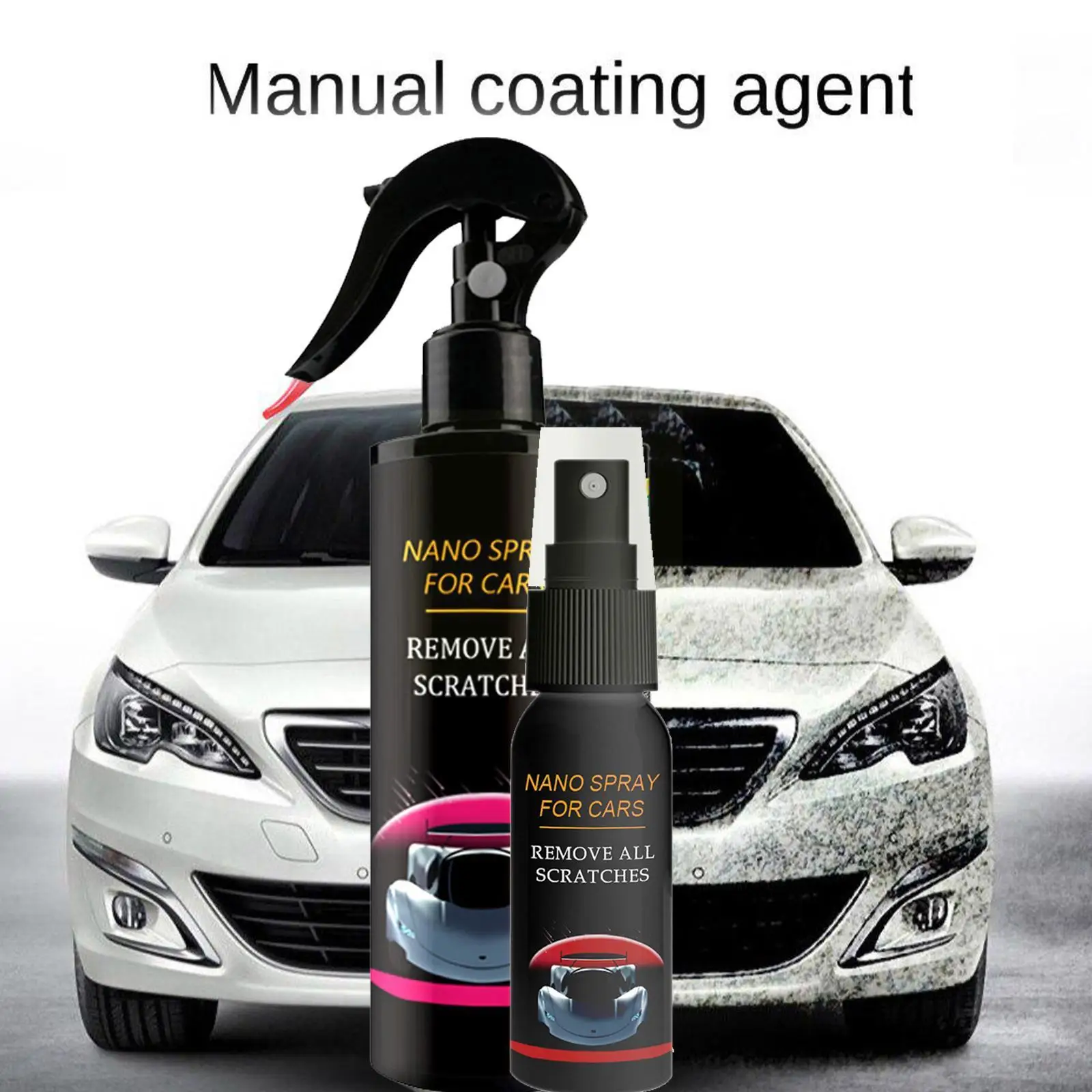 

30/120ml 9h Ceramic Coating Car Scratch Repair Spray Supplies Liquid Car Coat Hydrophobic Quick Products Wax F1a3