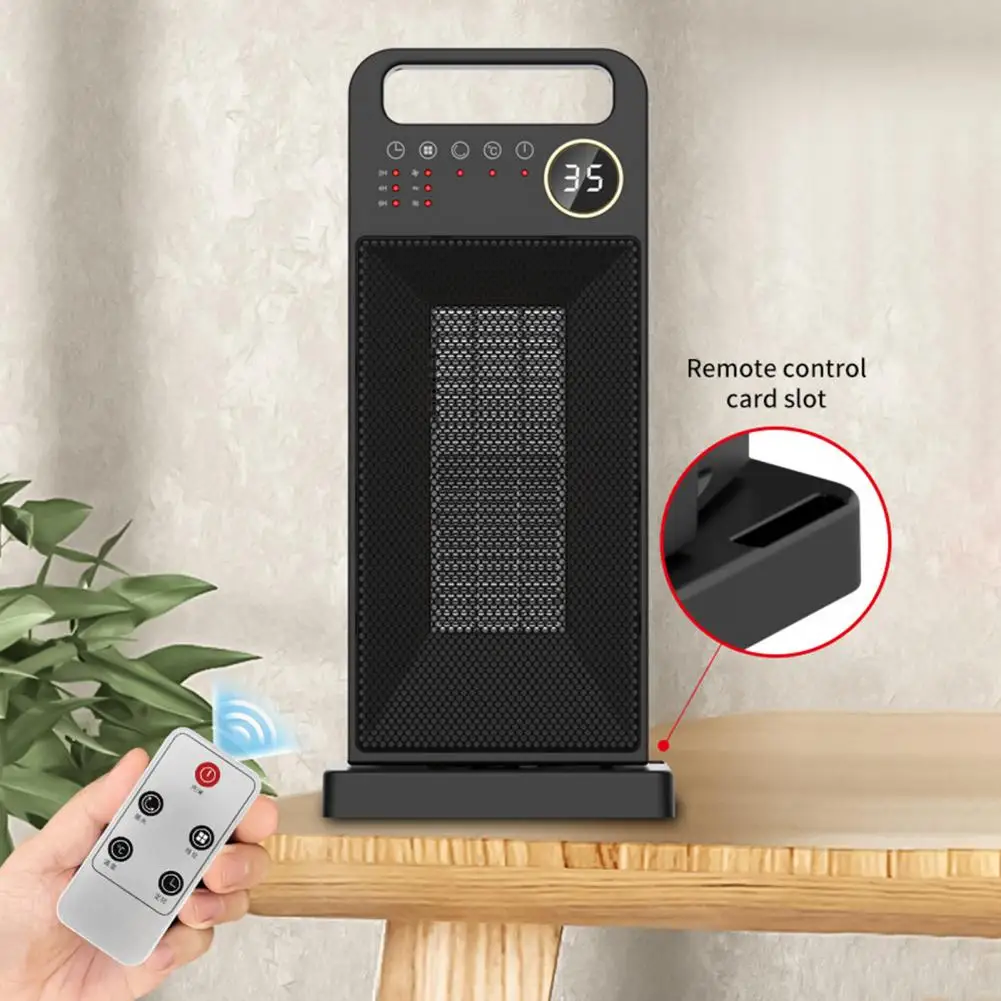 

Portable Electric Heater Plug in Wall Heater Room Heating Stove Mini Household Radiator Remote Warmer Machine For Winter 2000W