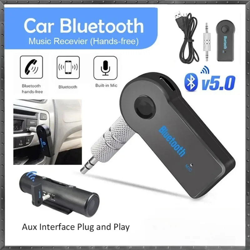 Автомобильный Bluetooth музыкальный ресивер со встроенным микрофоном Aux A2dp интерфейс