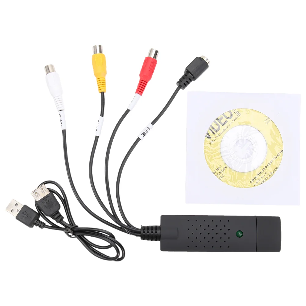 Пластиковая Карта видеозахвата устройство записи в реальном времени USB