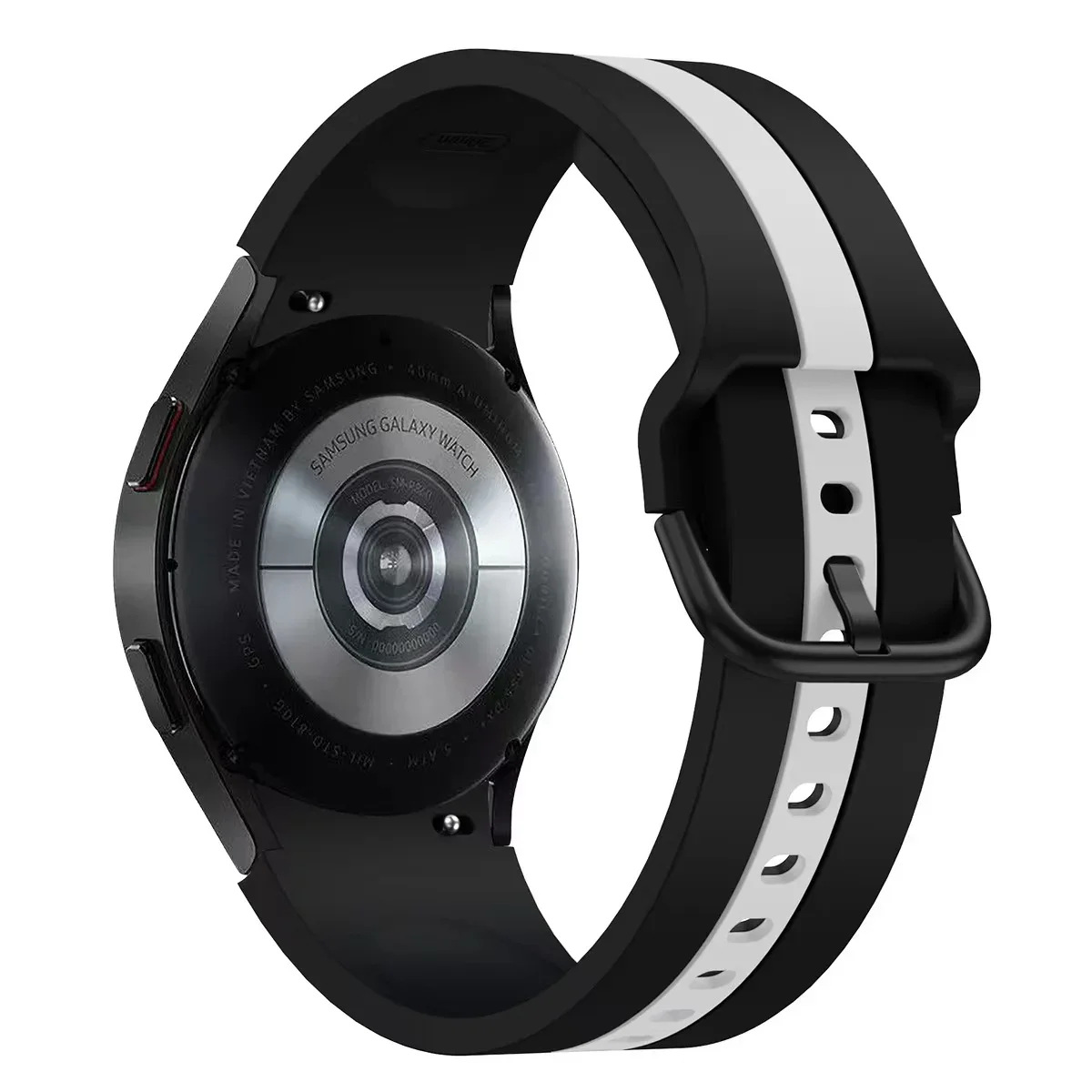 Фото Силиконовый ремешок без зазоров для Samsung Galaxy Watch 7/6/5/4 44 мм, 40 мм, Pro 45 мм, оригинальный браслет для Watch 6 Classic 47 мм, 43 мм, Correa №2
