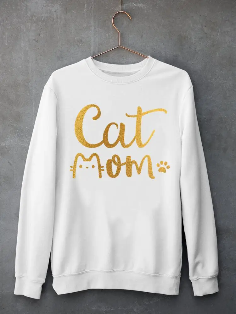 Женский свитшот с принтом кофейного цвета милые модные женские пуловеры в виде