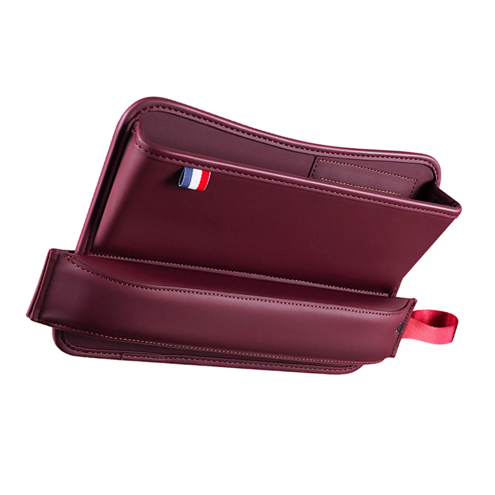 

Ящик для хранения с отделениями для автомобильного сиденья, органайзер из искусственной кожи с наполнителем для пробок, держатель для теле...