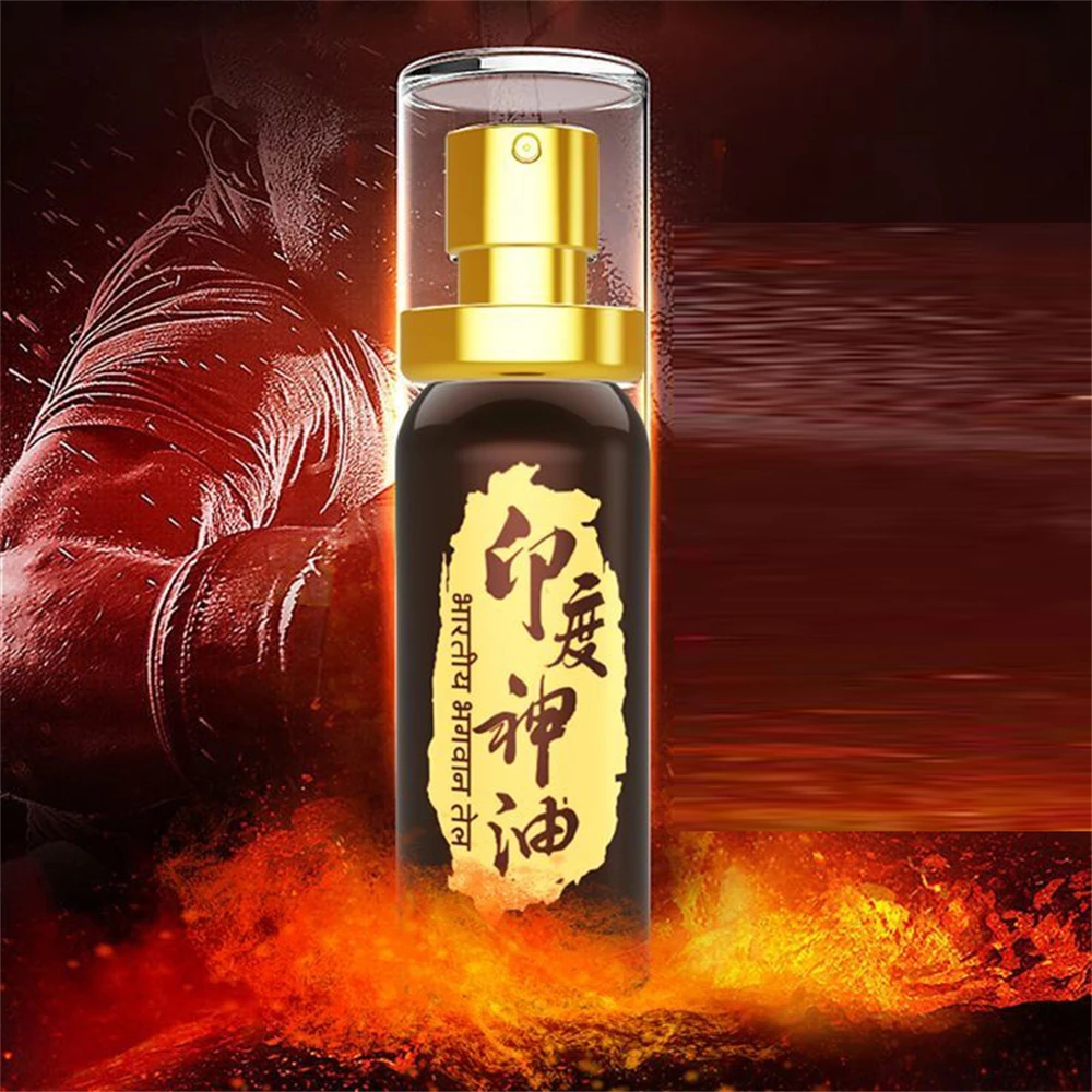 Масло Indian God для мужчин спрей с задержкой предотвращения преждевременной