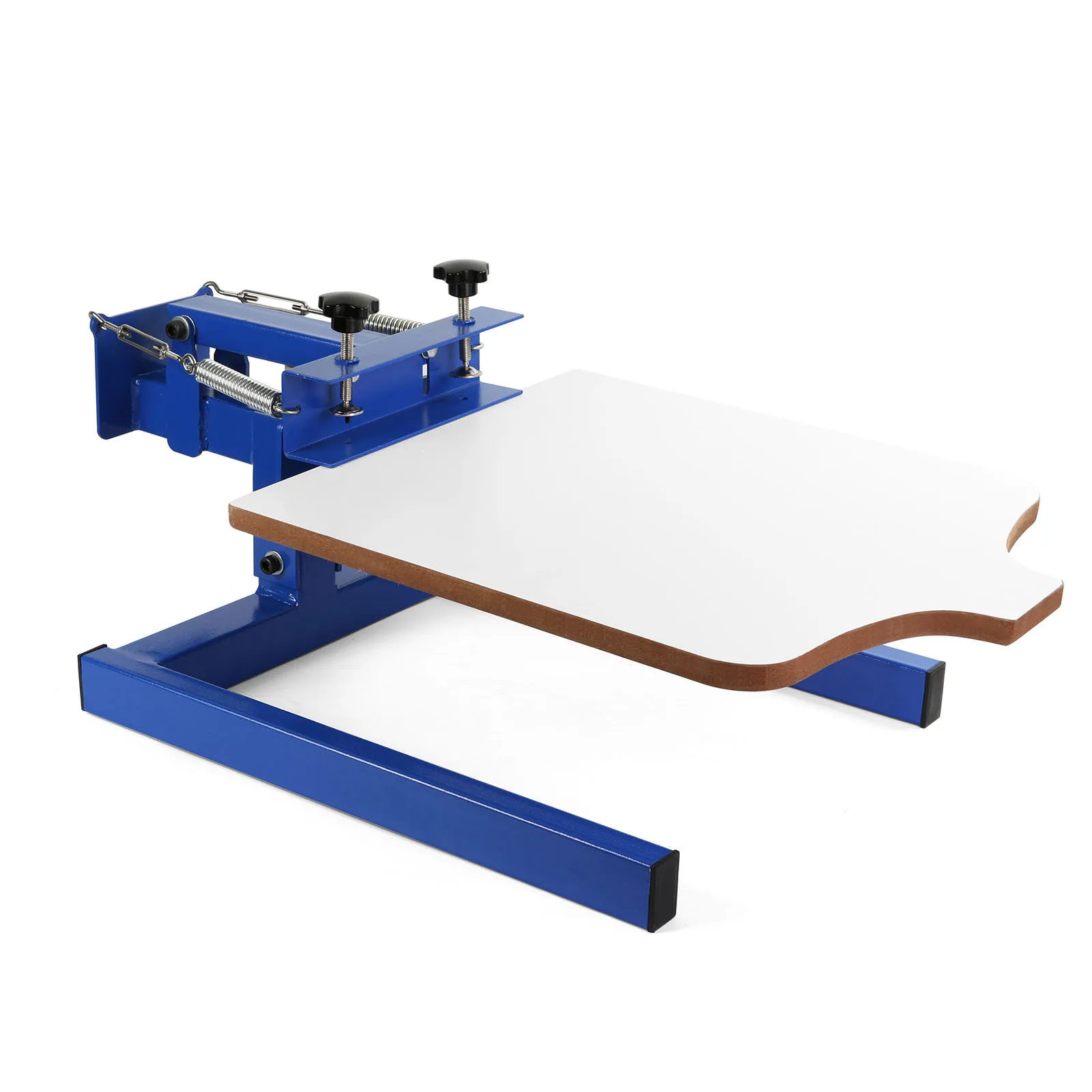 

EU Free Shipping Single Color 1 Station T-shirt Rotary Silk Screen Printing Machine
