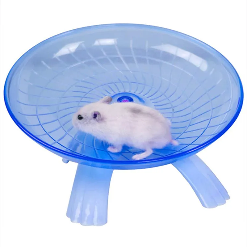 

Jogging Running Spinner for Rat Hamster Flying Saucer Wheel Gerbils Mice Chinchilla Guinea Pig Squirrel and Other Small Animal