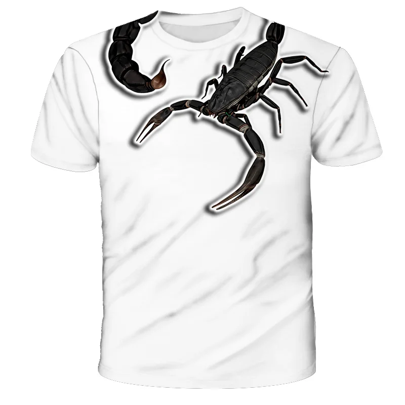 

Halloween Boys' T-Shirt Scorpion 3D Print Top Children's Clothing Boys' Top