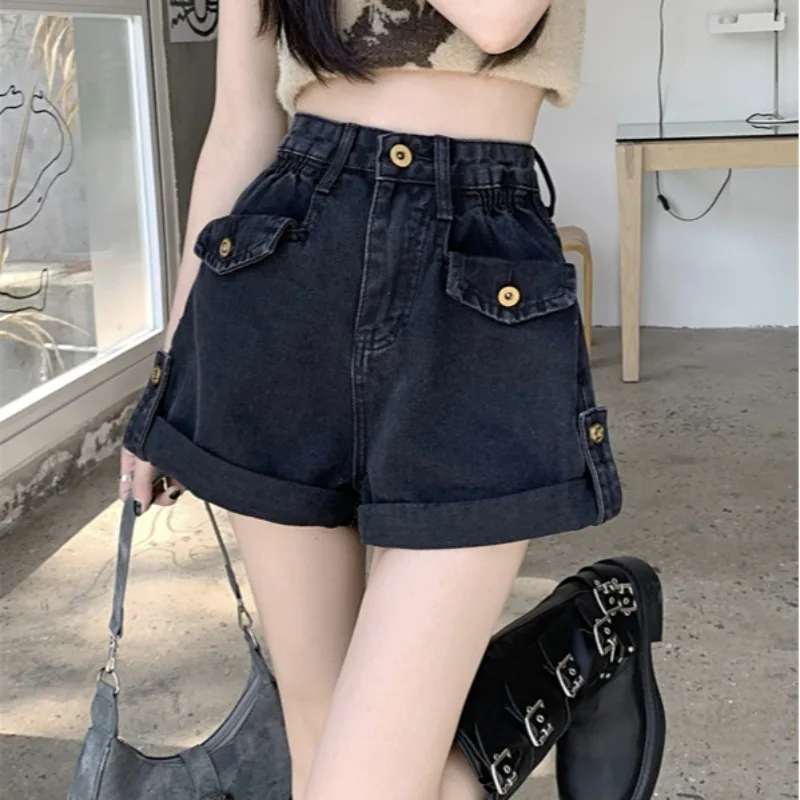 Нишевые джинсовые шорты для женщин Женская юбка Джинсовые юбки Спортивные брюки