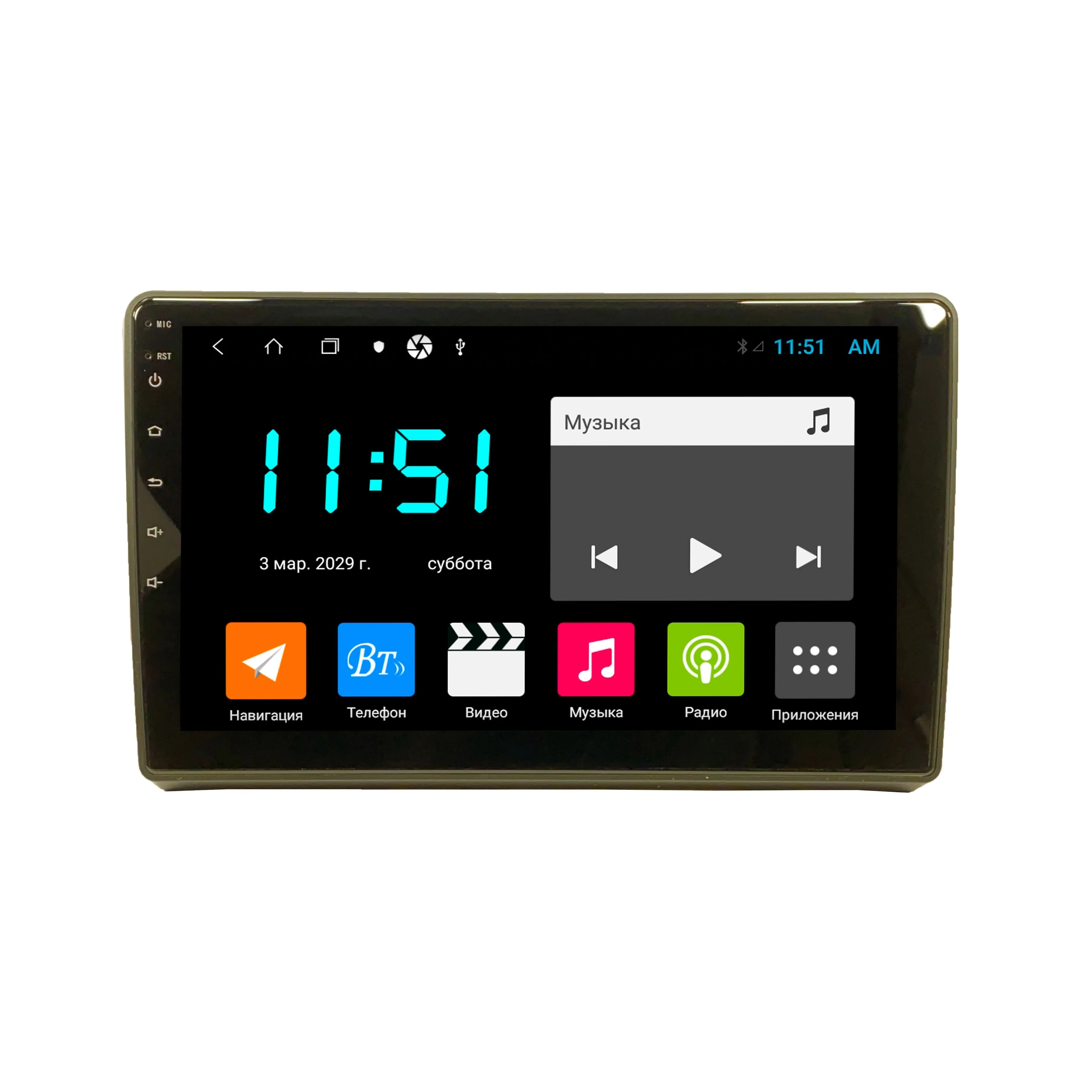 Штатная магнитола на Ford Focus 2 Форд Фокус автомагнитола DIN DVD GPS android мультимедиа