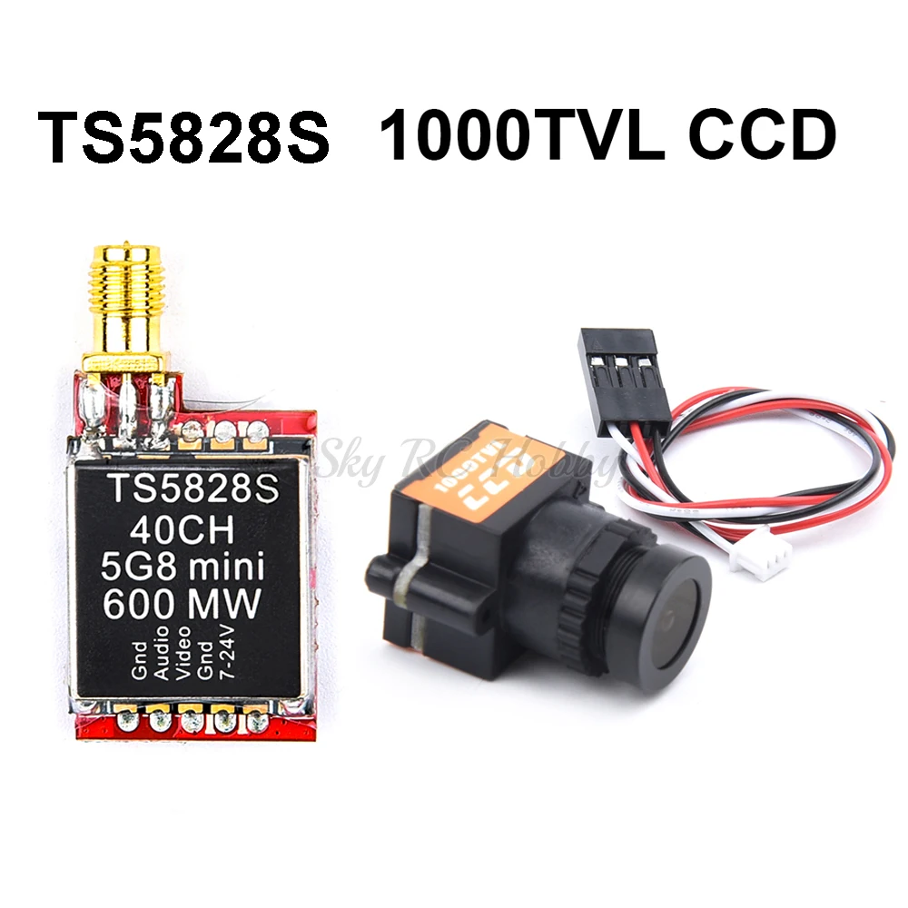 FPV 1000TVL 1/3 CCD 110 градусов 2,8 мм объектив FPV камера NTSC PAL переключаемый TS5828S 40CH 600 мВт Передатчик для FPV радиоуправляемого гоночного дрона FPV 1000TVL 1/3 CCD 110 градусов 2,8 мм объектив FPV камера NTSC PAL переключаемый TS5828S 40CH 600 мВт Передатчик для FPV радиоуправляемого гоночного дрона