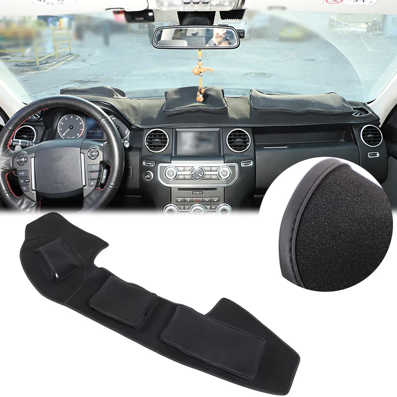 Фото Для Land Rover Discovery 4 2010-2016 приборная панель для хранения солнцезащитный коврик изоляционный коврик органайзер для приборной панели автоаксессуары №2