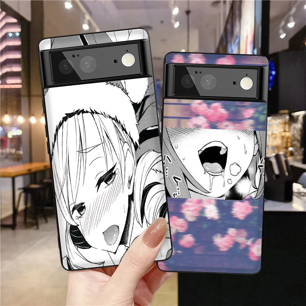 

Anime Cute Girl Phone Case for Google Pixel 6a 6Pro 5a 5G 6 2 3 3a 4 4a 5 XL Coque Soft Protection Back Shell Covers Fundas