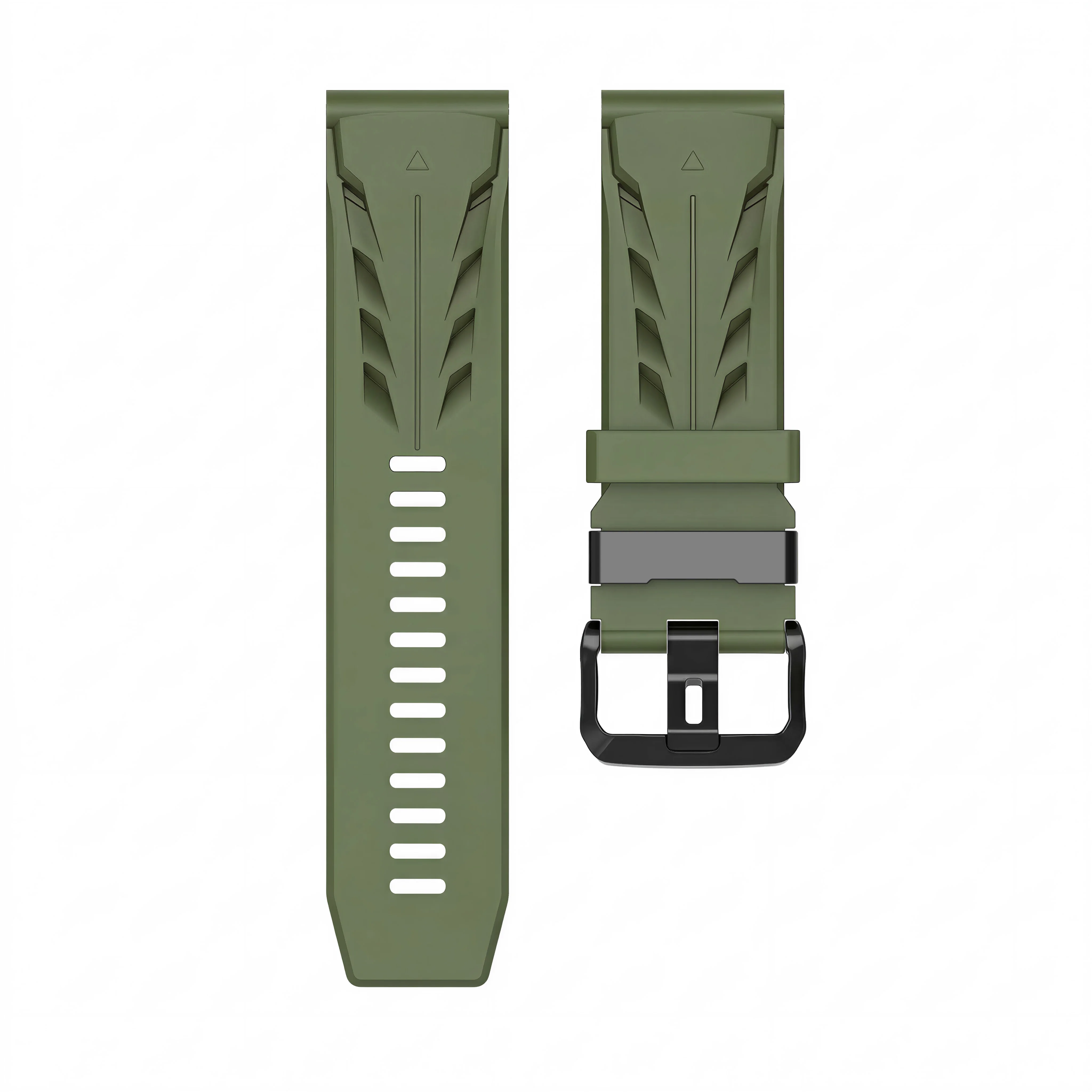 Фото Силиконовый спортивный ремешок для Garmin Forerunner 970 965 955 945 935/Descent G2/MARQ Gen 2/Fenix8 Pro 47 мм, QuickFit 22 мм, ремешок для часов №3