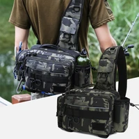 multifunctional fishing waist tackle bag waterproof single shoulder crossbody bags lures gear utility storage box fishing pack