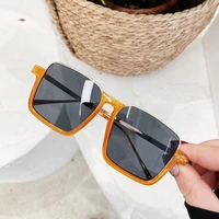2022 brand new kinder zonnebril boysgirls cute stage square party sun glasses model show cool 3 8 yrs children oculos n134
