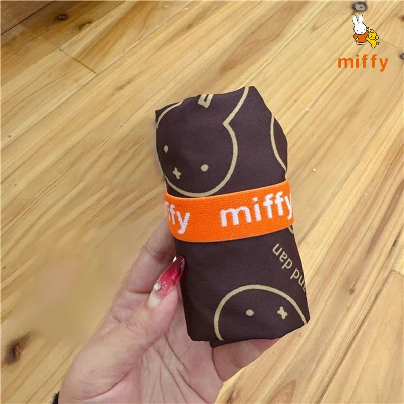 Милая сумка-шоппер Miffy с мультяшным принтом, большая вместимость, складная, для хранения, портативная, для покупок в супермаркете, идеальный подарок для фанатов (art.: 3920dbb2faa5f) - 3920dbb2faa5f