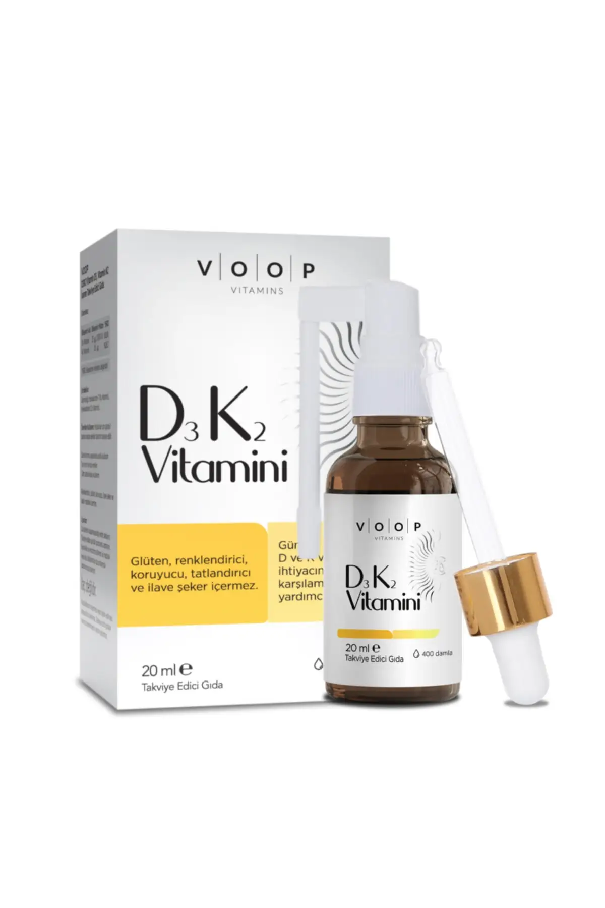

Vitamin D3K2 Spray-Drop 20 ml for dietary supplements healthy bones care dental adult Mineral density