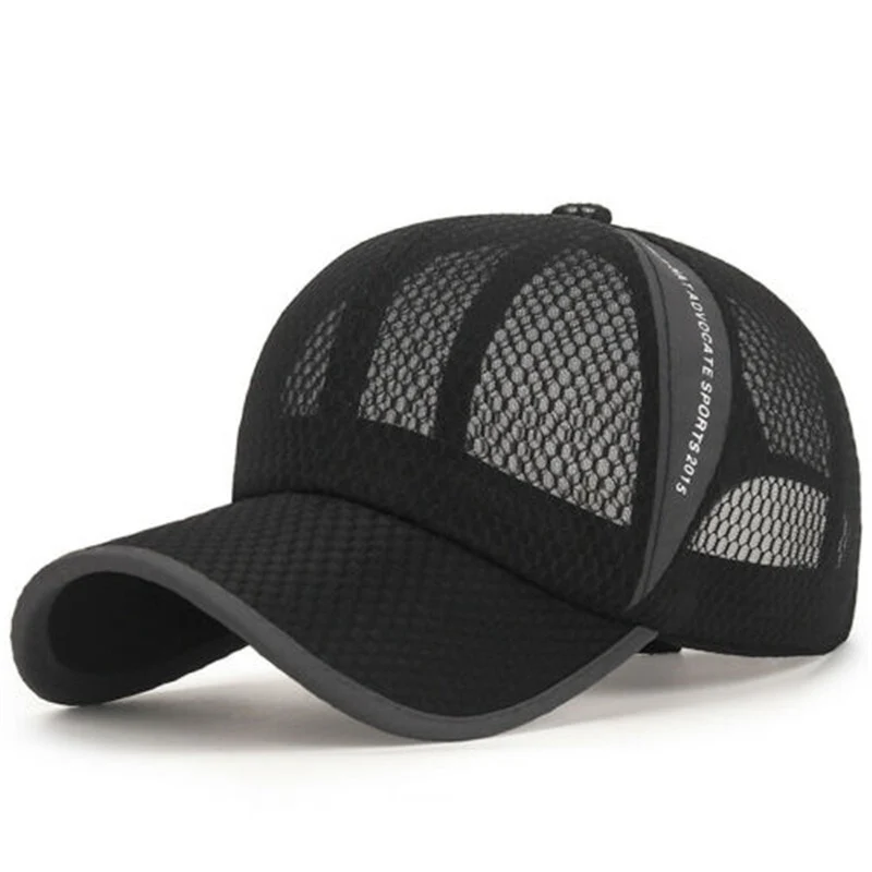 

Sun Hat Mesh Baseball Cap Breathable Sports Caps Men Women Brim Summer Outdoor