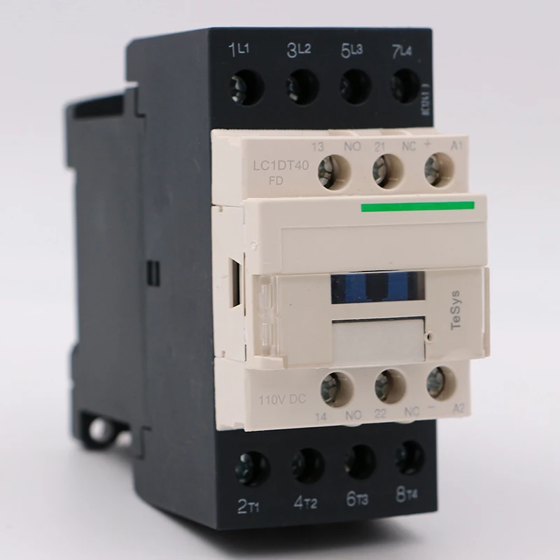 

LC1DT40FD DC Электрический магнитный контактор 4P 4NO LC1-DT40FD 40A 110V DC катушка