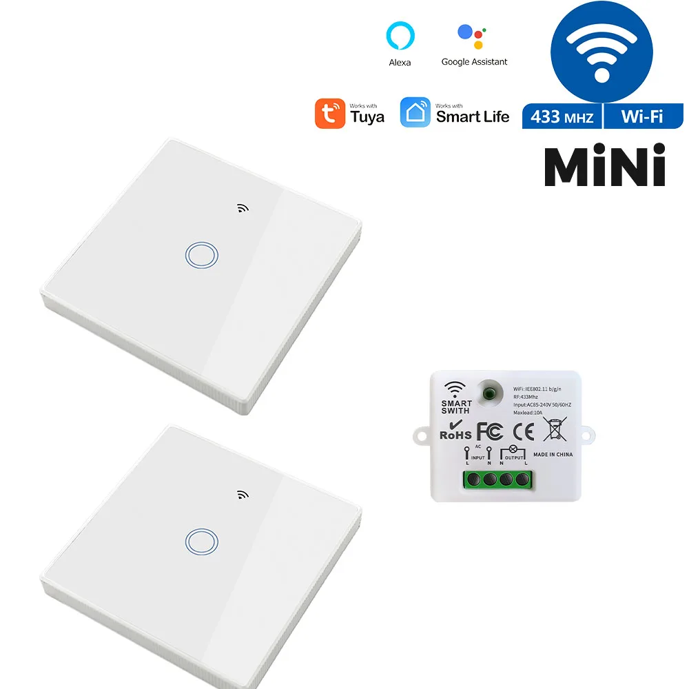 Беспроводной умный выключатель Tedeligo 110/220В