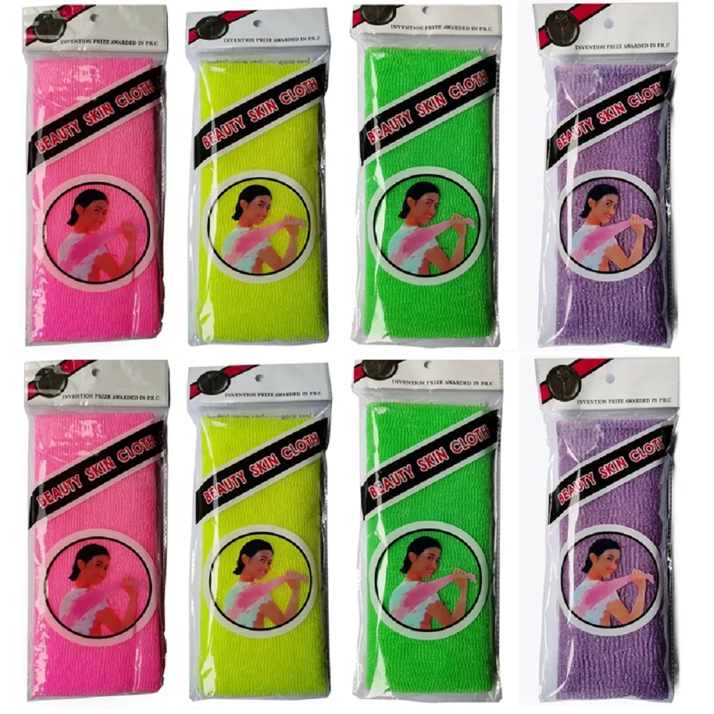 

500 pcs beauty skin exfoliating cloth washcloth japanese body wash towel nylon bath towel skin polishing towel
