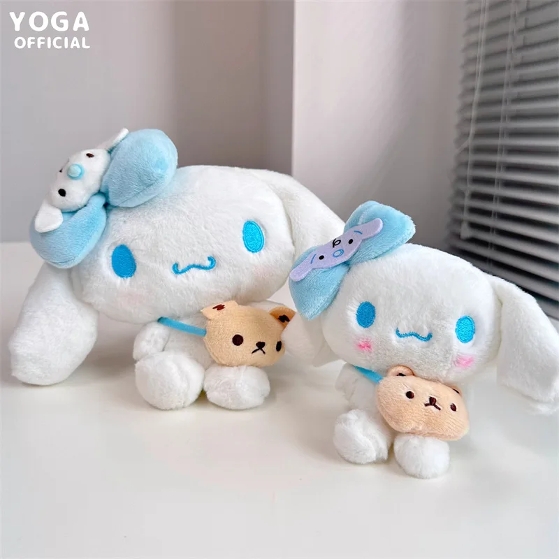 

Плюшевые игрушки Sute Sanrio Plushies Kuromi Cinnamoroll My Melody Kawaii куклы для сумки, 10/20 см, плюшевые игрушки, рождественские подарки для девочек