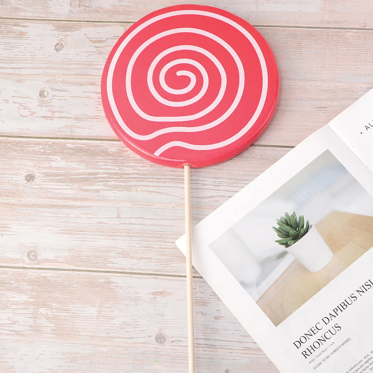 

Lollipop Candy Fake Props Christmas Lollipops Ornaments Photo Decorations Simulation Prop Party Large Swirl Decoration Kids Big