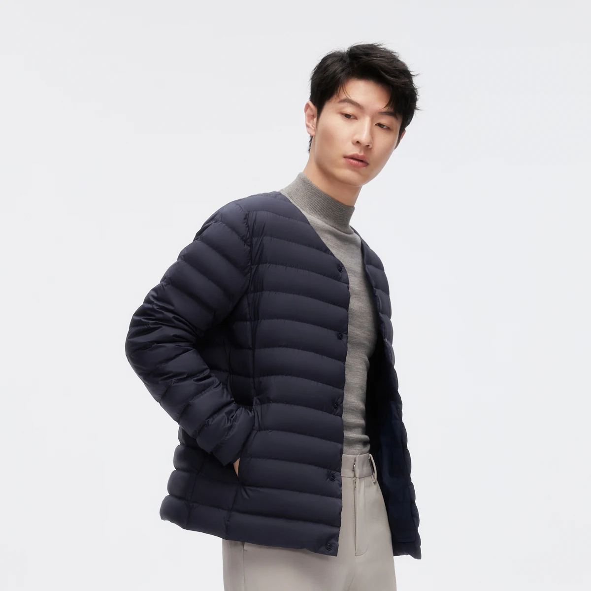 Новинка 2024 зимняя куртка BOSIDENG осенняя утяжеленная для мужчин Повседневная