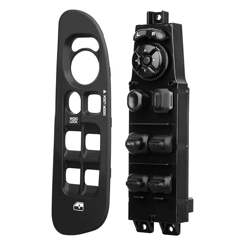

Car Master Power Window Switch and Bezel, Driver Side Window Switch Replacement for 2002-2010 Dodge Ram 1500/2500/3500