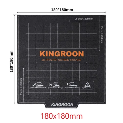KINGROON Магнитная нагревательная пластина для 3D-принтера