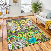 education track funny newest area rug for children kids 3d print room rug mat floor anti slip large rug carpet home decoration 1