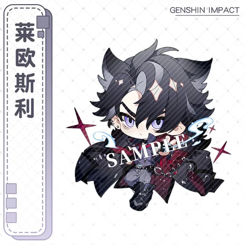 Genshin Impact Fontaine брелки акриловые 12 шт.