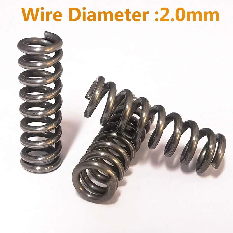 

Wire Diameter 2.0mm Compress Pressure Spring Y-type Rotor Buffer Return Cylidrical Coil Od 10~30mm Length 15~100mm Carbon Steel