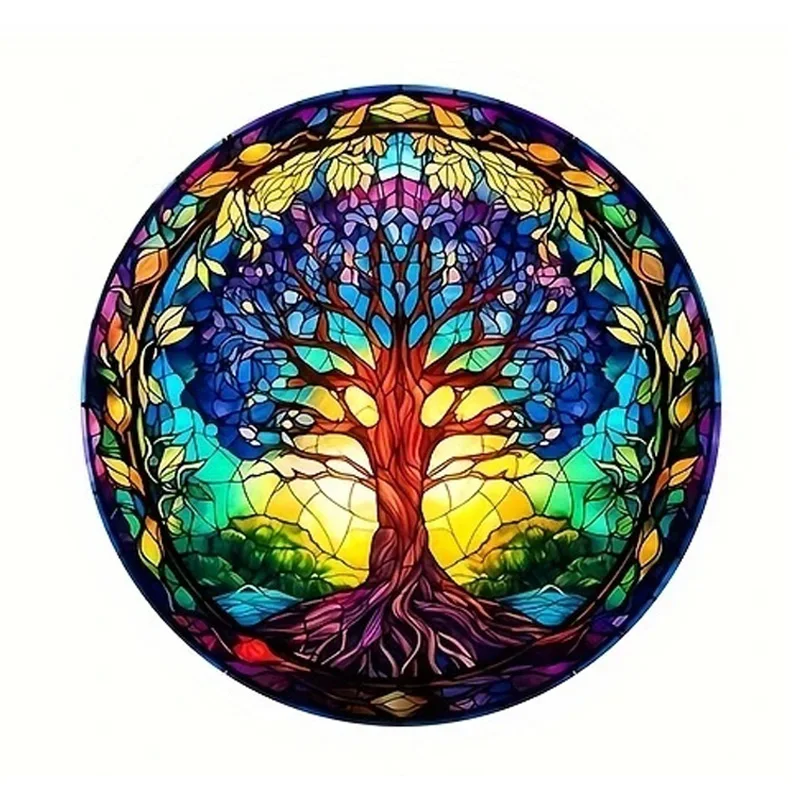 

Круглые наклейки «Древо жизни» из ПВХ