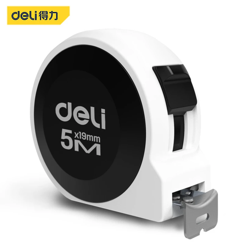 

Deli 3m 5m Precision Steel Measuring Tape System Auto Lock Measurement Tape Retractable Professional Measure Construction Tools