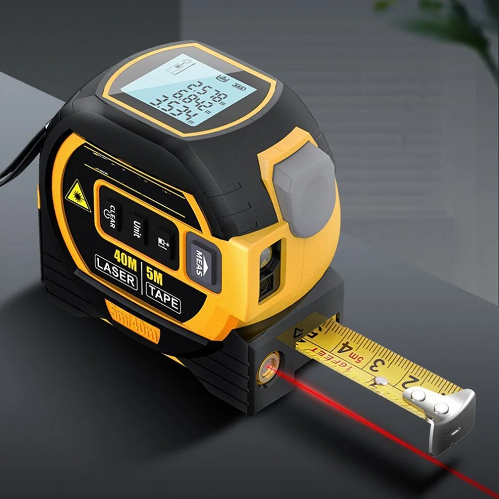 

3 in1 Laser Rangefinder Laser Distance Meter Measuring Laser Tape Measure for Building Measurement Device Surveying Equipment