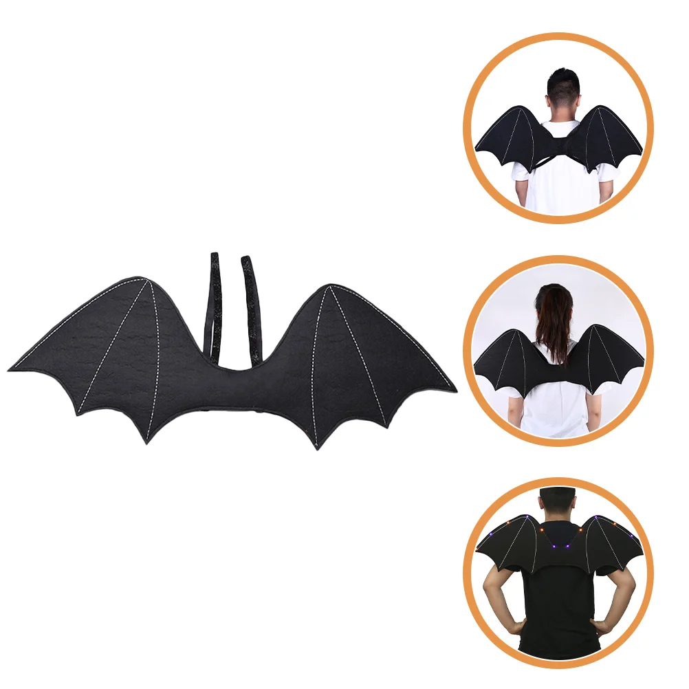 

Batwing Costumecosplay Vampiredress Black Kidsprop Dragon Accessory Fancy Adultprops Vampie Wearable Vampirina Party Custome