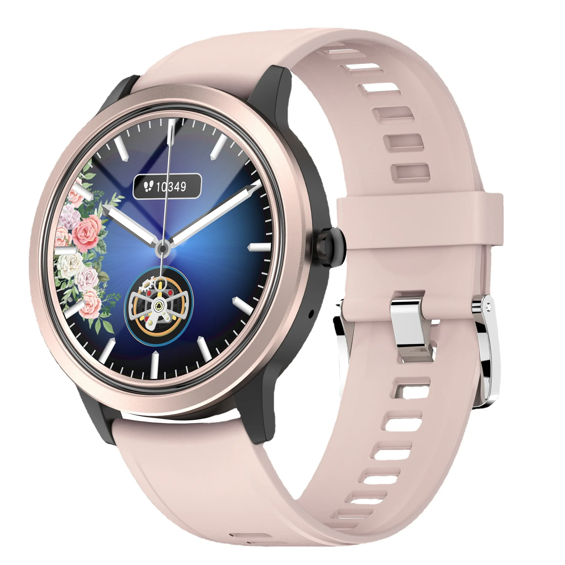 

Finowatch 2022 New 360*360 Resolution Smart Watch Black 1.32 Inch Bluetooth Calling Sports Heart Rate Tracker Smart Watch Men