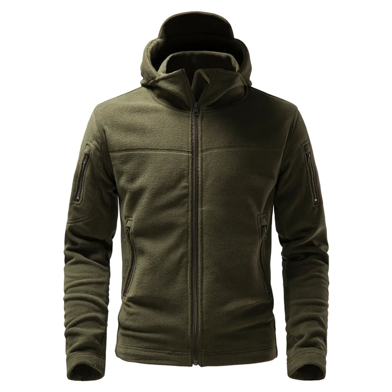 

2023 Spring and Autumn New Men's Pure Color Windproof Jacket Fashion Hooded Casual Jacket Outdoor Mountaineering Wear Sweatshirt
