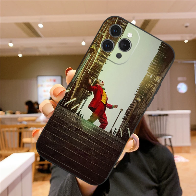 Забавный чехол для телефона Joker нового IPhone 13 Mini Pro Max 7 8 Plus силиконовый матовый из