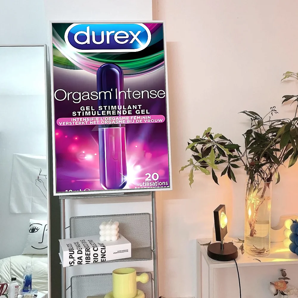 Sexy Condom Brand D-Durexes Good Quality Prints And Posters Whitepaper Artwork Wall Decor