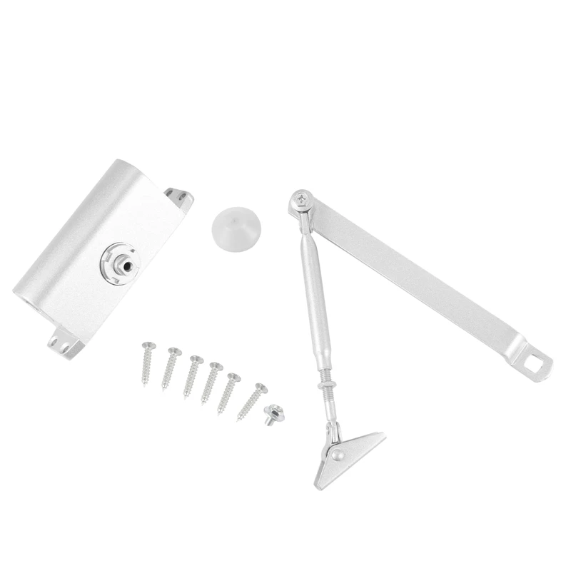 

Automatic Door Closers Security System Adjustable Closing/Latching Speed Aluminium For Left And Right Hand Doors 25-45 Kg 900Mm