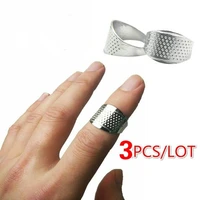 delysia king silver embroidery craft accessories household quilting sewing tools finger protector thimble