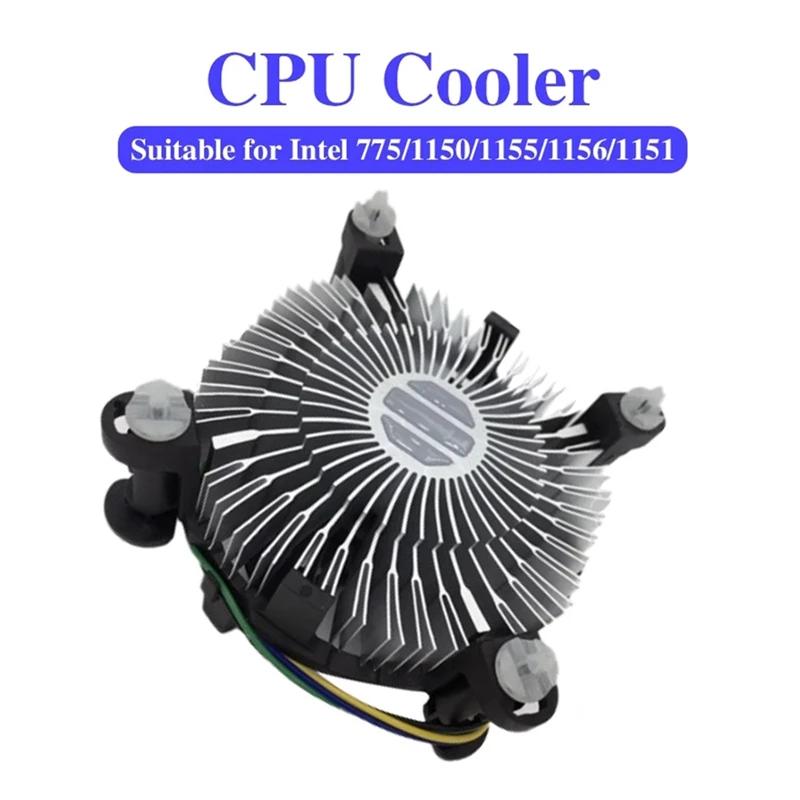 HOT-CPU Вентилятор охлаждения 2400 об/мин тихий вентилятор для процессоров LGA