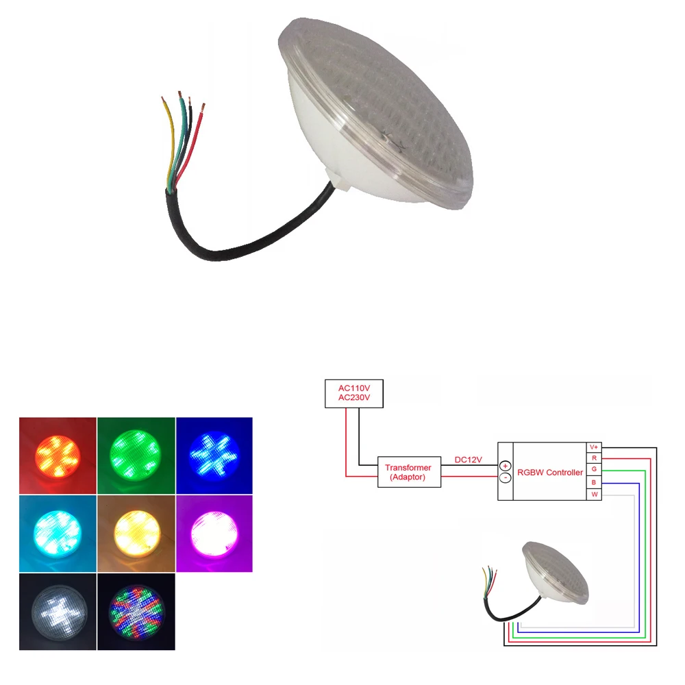 

Подводный светильник HKGOLDTURE 12В 36Вт